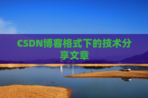 CSDN博客格式下的技术分享文章